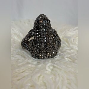 NWT Elegant Silver Frog Cuff bracelet